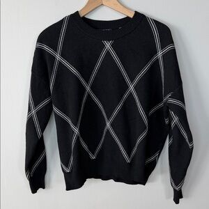 Tahari Monochrome Knit Sweater